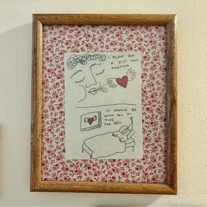 Romantic Art Print - Handmade